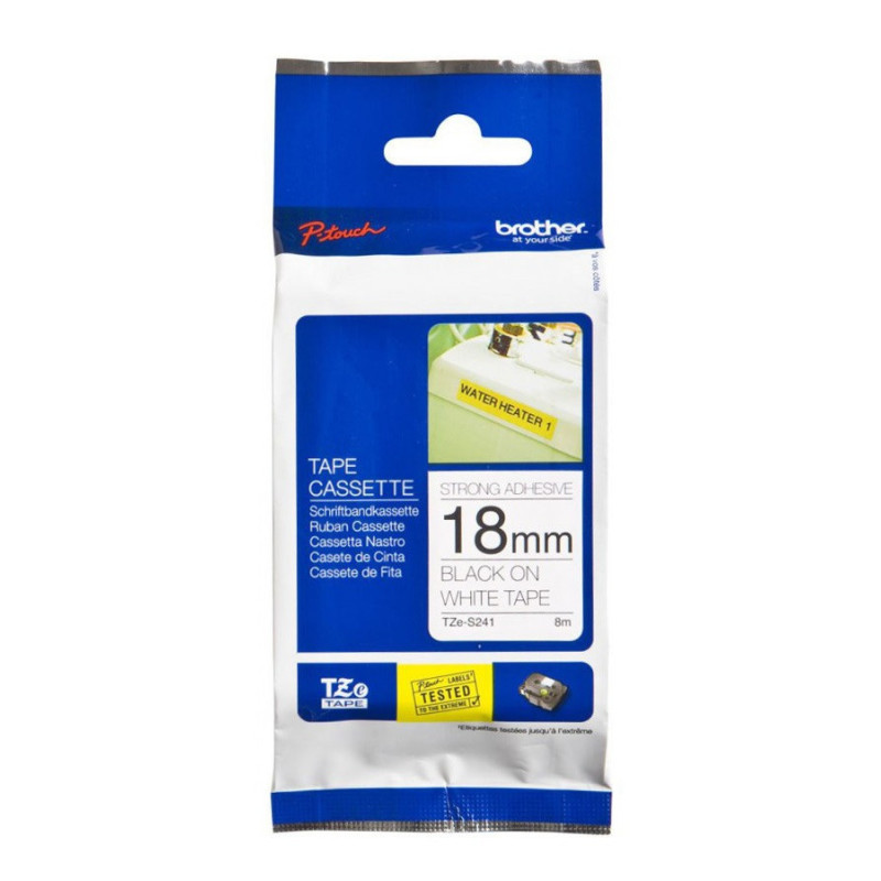 BROTHER RUBAN 18MM N BLANC BROTHER RUBAN 18MM N BLANC