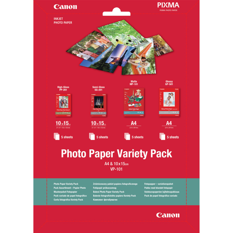 CANON PAPIER PHOTO VP-101 A4+10X15