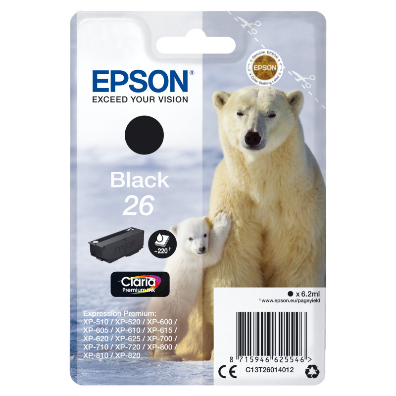 EPSON ENCRE N 220P ALARME 26 OURS