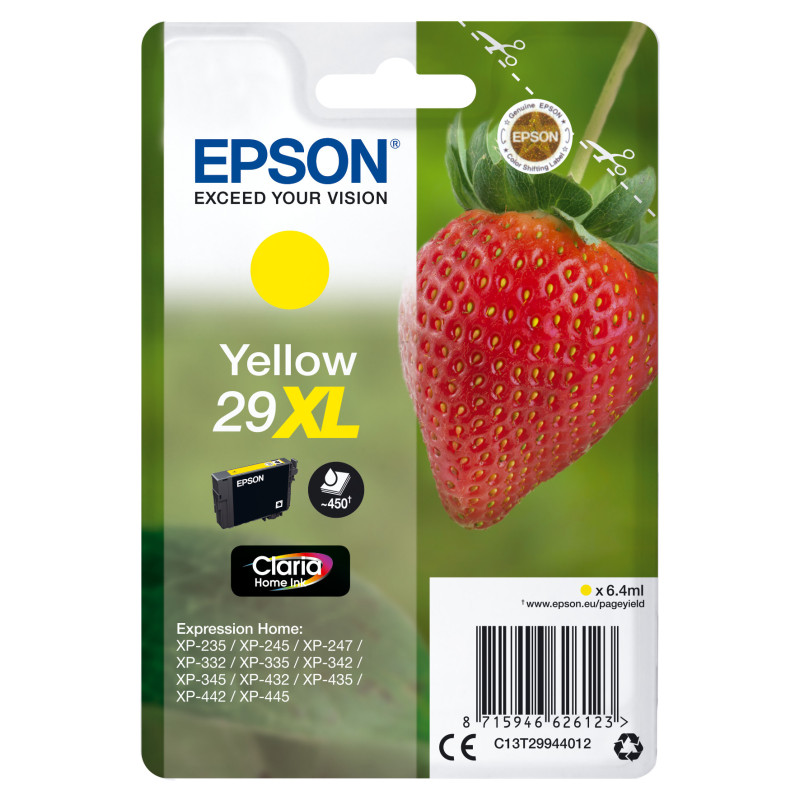 EPSON ENCRE J XL ALARME 29 FRAISE
