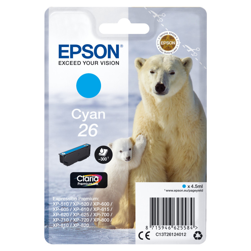 EPSON ENCRE C 300P ALARME 26 OURS