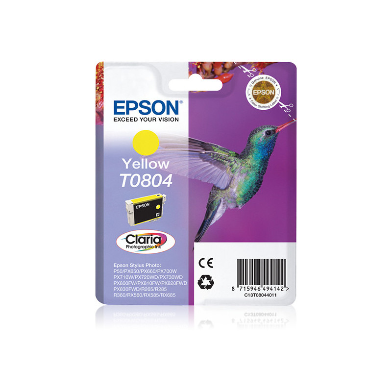 EPSON ENCRE J ALARME T0804 COLIBRI