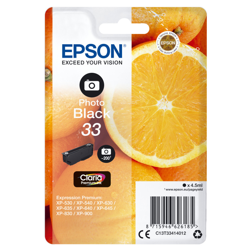 EPSON ENCRE N PHOTO ALARM 33 ORANGES