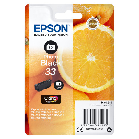EPSON ENCRE N PHOTO ALARM 33 ORANGES