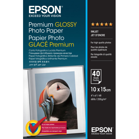EPSON PAPIER PHOTO PREMIUM BRILLANT