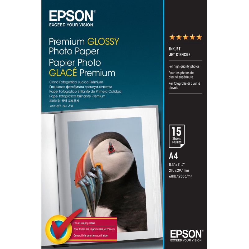 EPSON PAPIER PHOTO PREMIUM BRILLANT