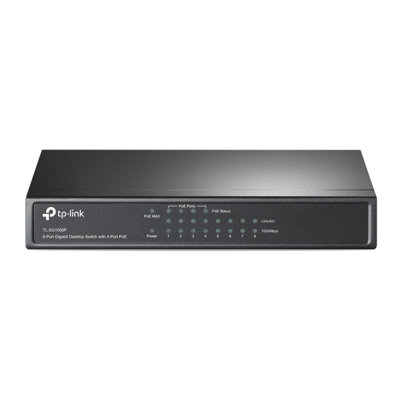Switch réseau ethernet Gigabit TP-Link TL-SG1008P (PoE) - 8 ports