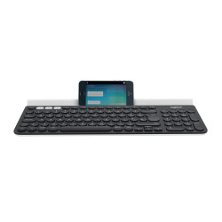Clavier sans fil Bluetooth Logitech K780 QWERTY Allemand (Noir)