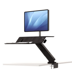 Station de travail Assis-Debout Fellowes Lotus RT - 1 écran (Noir)