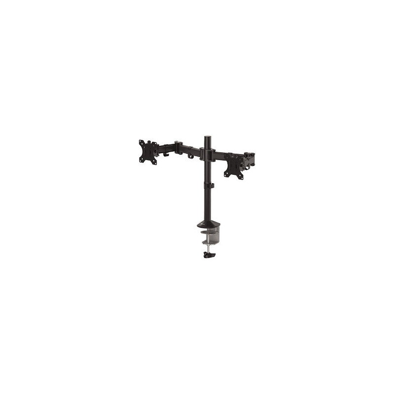 Support Double Ecran à poser Fellowes Reflex jusqu'à 27" (8 kg max écran) (Noir)