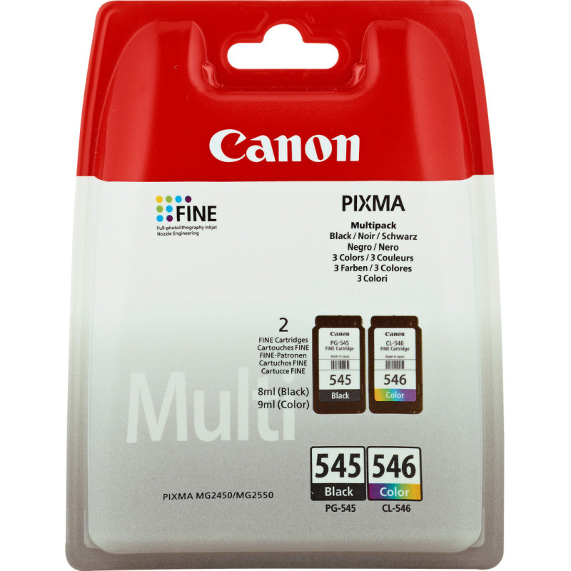 Pack Cartouche Canon PG-545 - CL-546 Pack Cartouche Canon PG-545 - CL-546