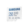 CARTE MEMOIRE SAMSUNG 256G MICRO SD EVO PLUS 2021 avec adaptateur SD 4K classe 1
