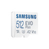 CARTE MEMOIRE SAMSUNG 512G MICRO SD EVO PLUS 2021 avec adaptateur SD 4K classe 1