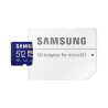 CARTE MEMOIRE SAMSUNG 512G MICRO SD PRO PLUS avec adaptateur SD 4K classe 10 MB-