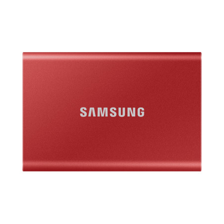 SSD EXT SAMSUNG T7 500G rouge métallique USB 3.2 Gen 2 MU-PC500R WW