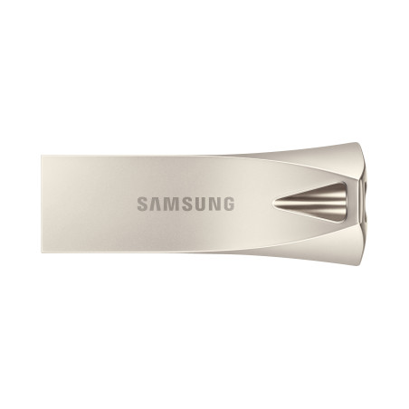 CLE USB SAMSUNG 256G USB 3.1 BAR PLUS - CHAMPAGNE SILVER VITESSE LECTURE JUSQU'A