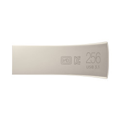CLE USB SAMSUNG 256G USB 3.1 BAR PLUS - CHAMPAGNE SILVER VITESSE LECTURE JUSQU'A