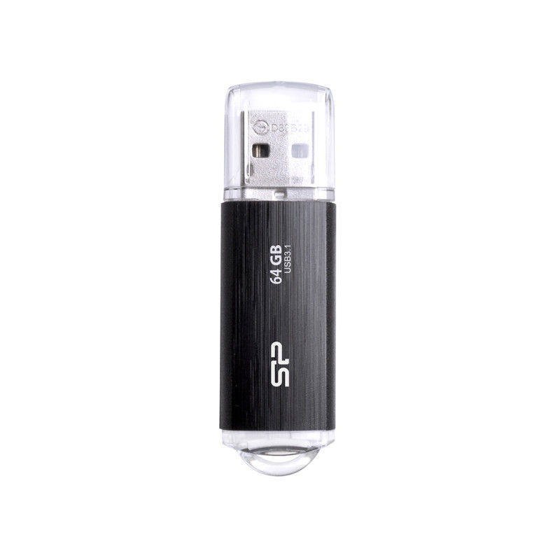 CLE USB SILICON POWER B02 64GB NOIRE USB 3.1 SP064GBUF3B02V1K