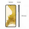 Smartphone Galaxy S22+ 5G Noir 8 Go 256 Go And 12 One UI 4.1 Dual SIM IP68 - bat