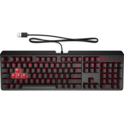 Clavier de jeu encodeur OMEN LED commutateurs mécaniques CHERRY MX Rouge rev tem