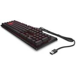 Clavier de jeu encodeur OMEN LED commutateurs mécaniques CHERRY MX Rouge rev tem