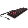 Clavier de jeu encodeur OMEN LED commutateurs mécaniques CHERRY MX Rouge rev tem