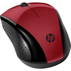 Souris sans fil HP 220 Rouge Résolution capteur 1300 dpi connexion 2,4 Ghz 3 bou