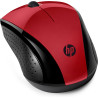 Souris sans fil HP 220 Rouge Résolution capteur 1300 dpi connexion 2,4 Ghz 3 bou