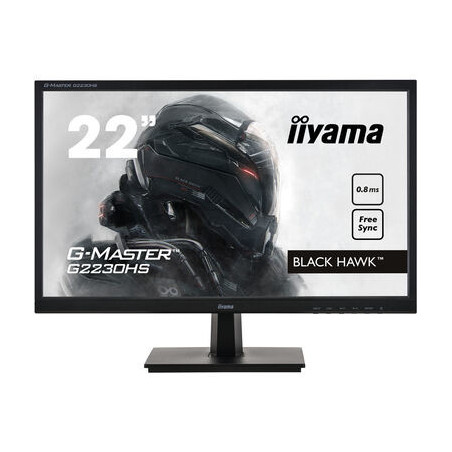 Moniteur IIYAMA 21.5 0.8ms G-Master BlackHawk FreeSync FullHD 1920x1080 250cd m 