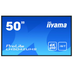 IIYAMA LFD 49,5 dalle IPS LED 18 7 3840x2160  2xHaut-parleurs, DVI, 3xHDMI, Dis