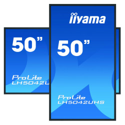 IIYAMA LFD 49,5 dalle IPS LED 18 7 3840x2160  2xHaut-parleurs, DVI, 3xHDMI, Dis