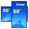 IIYAMA LFD 49,5 dalle IPS LED 18 7 3840x2160  2xHaut-parleurs, DVI, 3xHDMI, Dis
