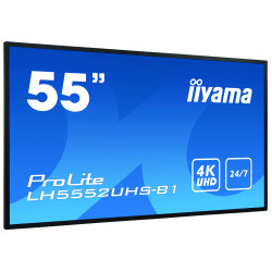 IIYAMA LFD 55 dalle VA 24 7 3840x2160 DVI VGA 3xHDMI  2xHaut-parleurs DisplayPo
