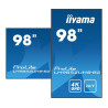IIYAMA LFD 98 dalle IPS 24 7 3840x2160 HP 2x10W DVI VGA 3xHDMI DisplayPort 2xUS