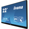 Ecran IIYAMA 21.5Tactile PCAP 10 points Full HD 1920x1080 7ms 250 cd m  VGA HDM