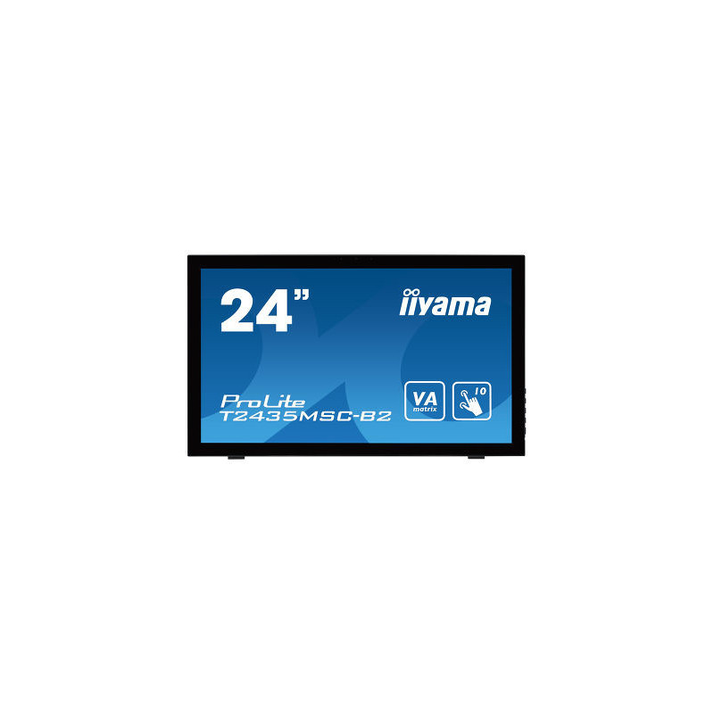 Moniteur IIYAMA 24 LED 16 9 Tactil 6ms 10 points Full HD 3.000 1 réel VGA DVI H
