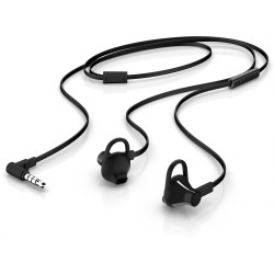 Ecouteurs HP 150 Noir X7B04AA Fourni avec un micro en ligne et un bouton facile 