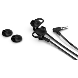 Ecouteurs HP 150 Noir X7B04AA Fourni avec un micro en ligne et un bouton facile 