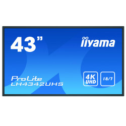 IIYAMA LFD 42.5 dalle IPS LED 18 7 3840x2160 DVI 3xHDMI  2xHaut-parleurs Displa
