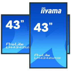 IIYAMA LFD 42.5 dalle IPS LED 18 7 3840x2160 DVI 3xHDMI  2xHaut-parleurs Displa