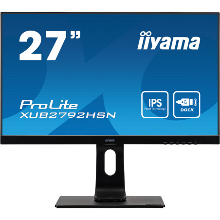 Ecran IIYAMA 27 Noir dalle IPS 16 9 4ms ULTRA MINCE 1920x1080 250 cd m  HDMI DP
