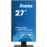 Ecran IIYAMA 27 Noir dalle IPS 16 9 4ms ULTRA MINCE 1920x1080 250 cd m  HDMI DP