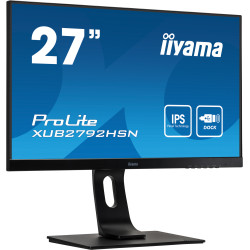 Ecran IIYAMA 27 Noir dalle IPS 16 9 4ms ULTRA MINCE 1920x1080 250 cd m  HDMI DP