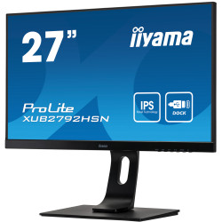 Ecran IIYAMA 27 Noir dalle IPS 16 9 4ms ULTRA MINCE 1920x1080 250 cd m  HDMI DP