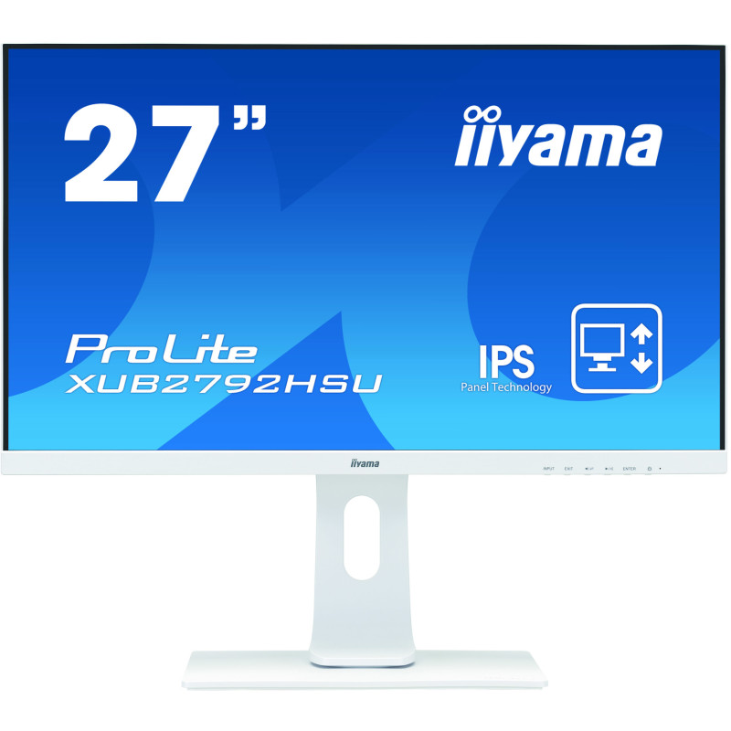 Moniteur IIYAMA 27 dalle IPS 4ms ULTRA MINCE 1920x1080 VGA HDMI DisplayPort Hau