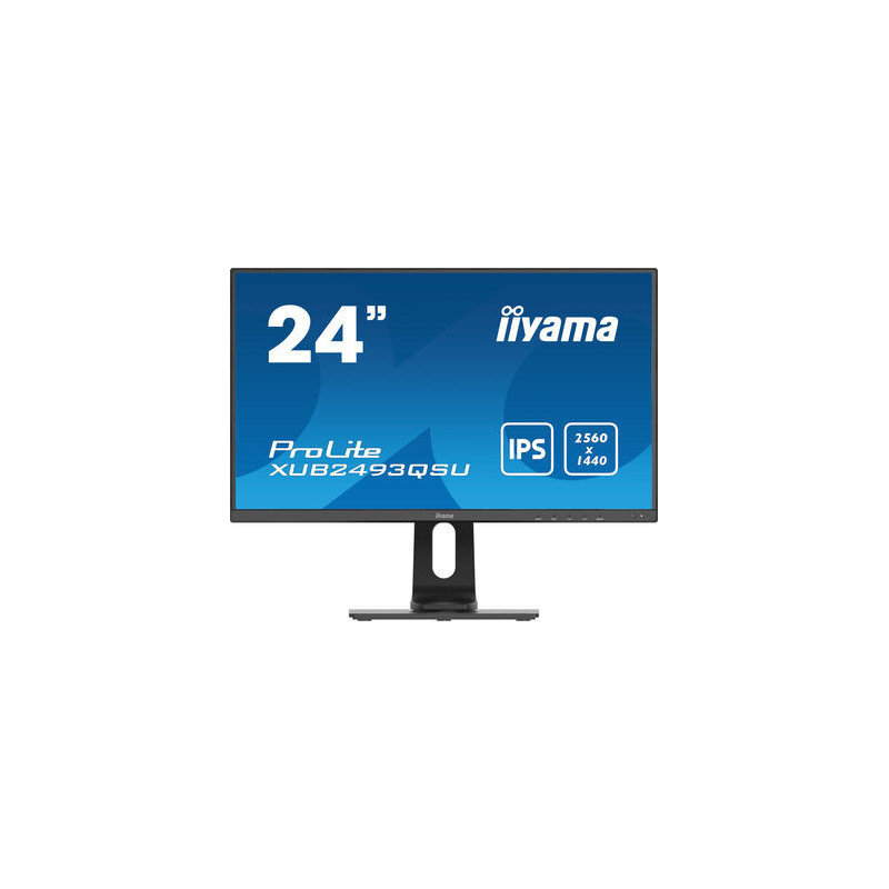 Ecran IIYAMA 24 Noir LED IPS 16 9 4ms WQHD 2560x1440 300 cd m  HPs HDMI Display