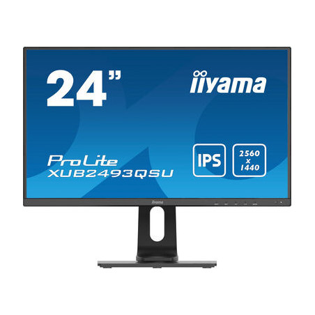 Ecran IIYAMA 24 Noir LED IPS 16 9 4ms WQHD 2560x1440 300 cd m  HPs HDMI Display