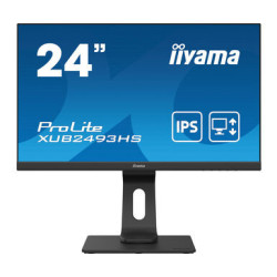 Ecran IIYAMA 24'' Noir dalle IPS LED 16 9 1920x1080 4ms 250 cd m  VGA HDMI DP 2x