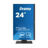 Ecran IIYAMA 24'' Noir dalle IPS LED 16 9 1920x1080 4ms 250 cd m  VGA HDMI DP 2x
