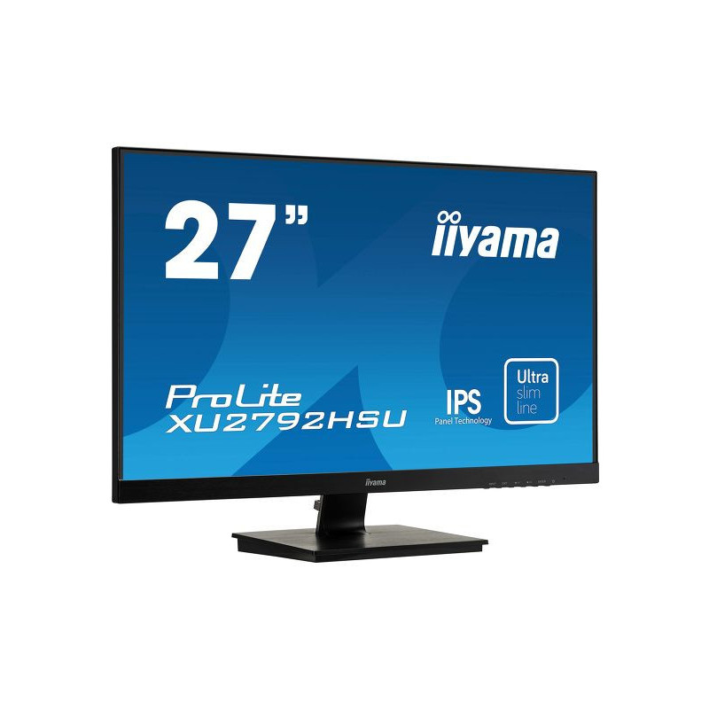 Moniteur IIYAMA 27 dalle IPS 4ms ULTRA MINCE 1920x1080 VGA HDMI DisplayPort Hau